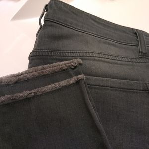 Lane Bryant Ankle Stretch Gray Jean 14